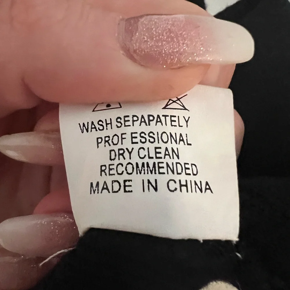 Black Dress with Gold Buttons - Picture 6 of 6